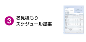 お見積もり・スケジュール提案